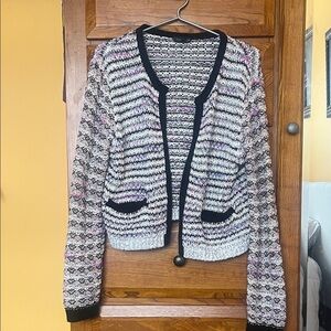 Topshop Multicolor Striped Cardigan